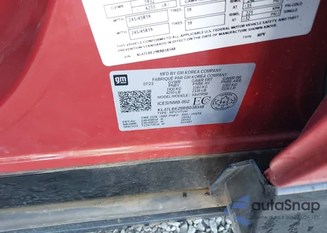 2024 Buick Envista Sport Touring Fwd z USA, uszkodzony, nr VIN KL47LBE29RB038348